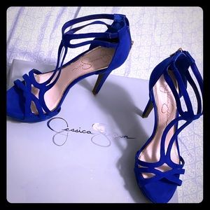 Jessica Simpson Blue Heels